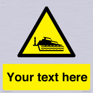 Custom warning grounding cruiser on lock cill